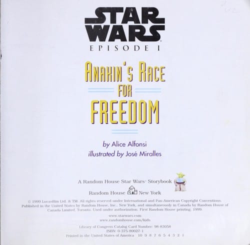 Anakin's race for freedom