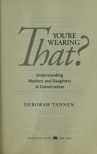 You're wearing that?