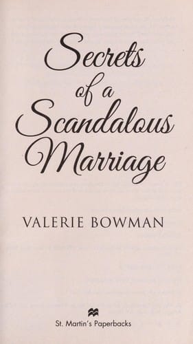 Secrets of a Scandalous Marriage