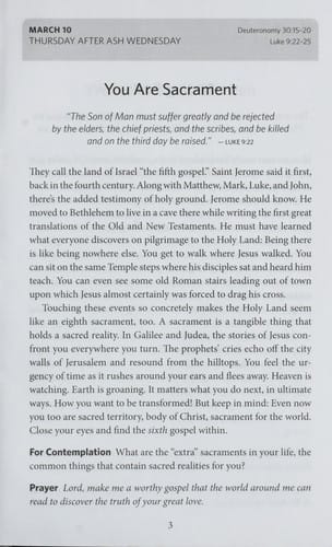 Walking on holy ground lent 2011