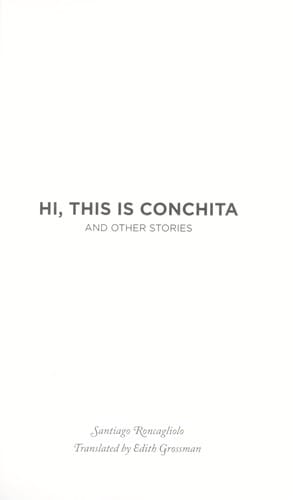 Hi, this is Conchita and other stories