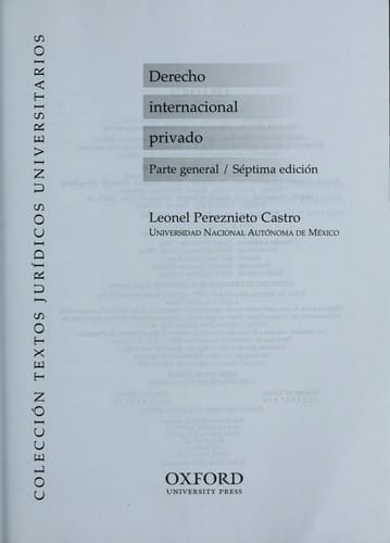 Derecho internacional privado
