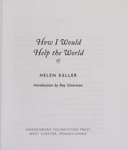 How I would help the world