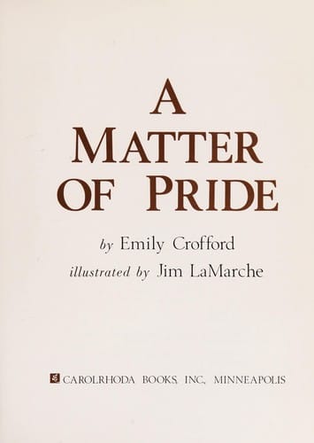 A matter of pride