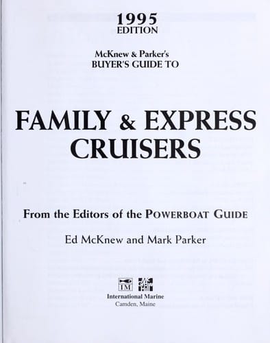 McKnew & Parker's buyer's guide to family & express cruisers