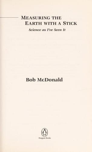 Measuring the earth with a stick