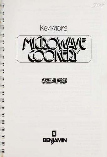 Kenmore microwave cookery