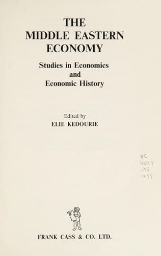 The Middle Eastern economy