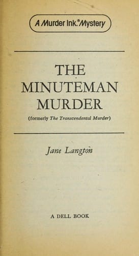 The Minuteman Murder