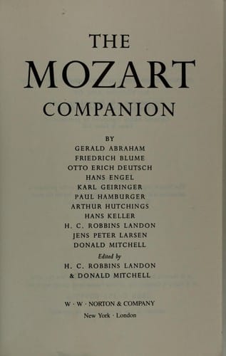 The Mozart companion
