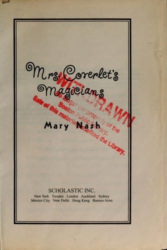 Mrs. Coverlet's Magicians (Mrs. Coverlet #2)