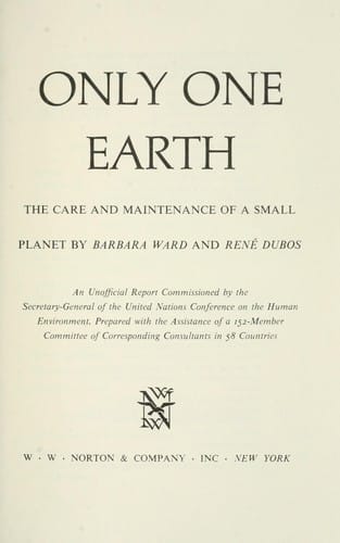 Only one earth