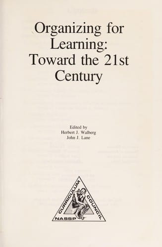 Organizing for learning