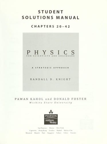 Physics for Scientist& Engrs