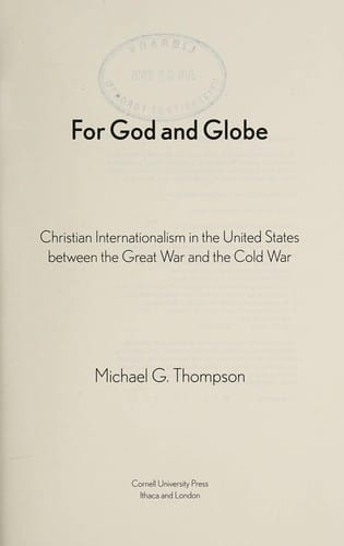 For God and globe