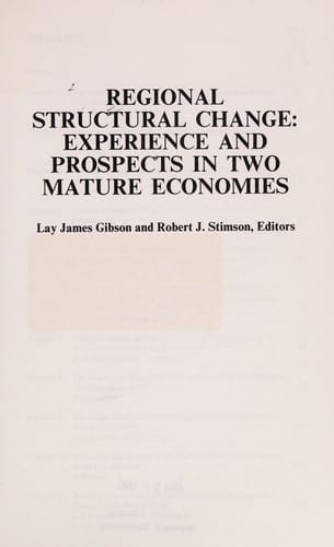 Regional structural change