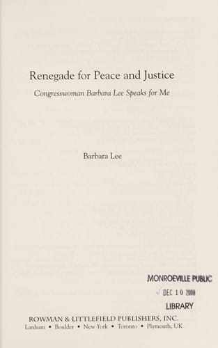 Renegade for peace and justice