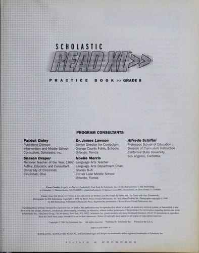 Scholastic read XL.