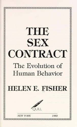 The sex contract : the evolution of human behavior
