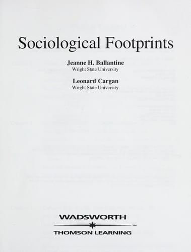 Sociological footprints