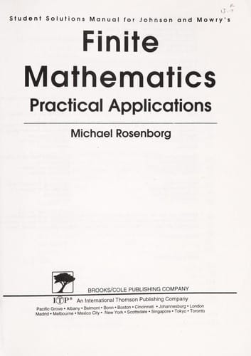 Ssm T/A Finite Mathematics