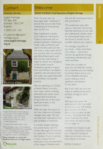 Members' and visitors' handbook