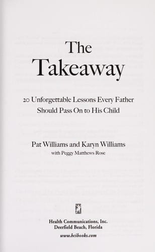 The takeaway