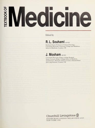 Textbook of medicine