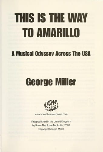 This is the way to Amarillo