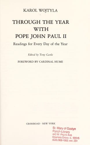 Through the year with Pope John Paul II