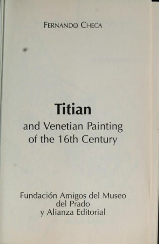 Titian and Venetian painting of the 16th century
