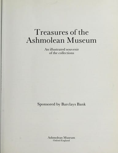 Treasures of the Ashmolean Museum