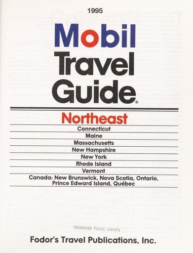 1995 Mobil travel guide, Northeast