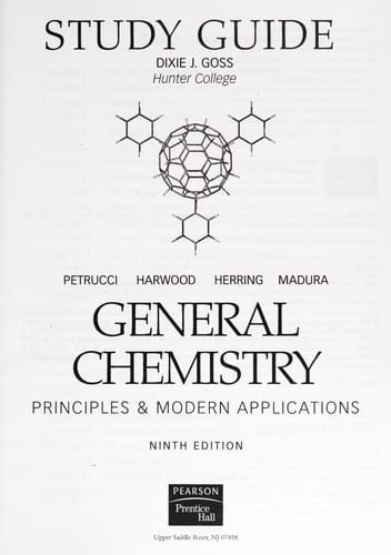 Study guide [to accompany] General chemistry