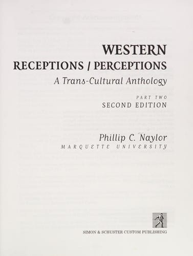 Western receptions/perceptions