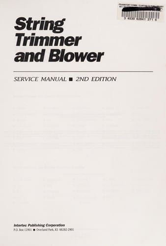 String trimmer and blower