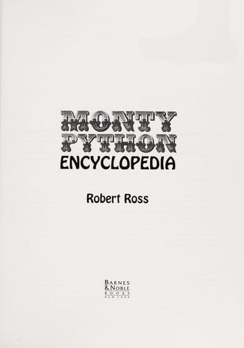 Monty Python encyclopedia