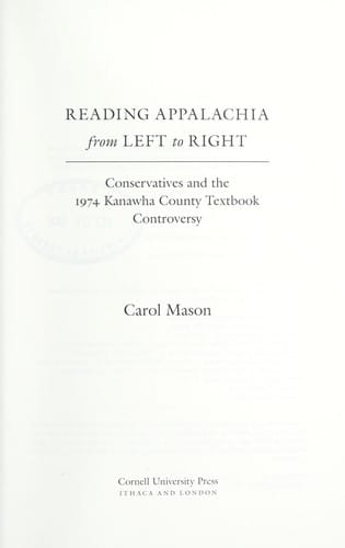 Reading Appalachia from left to right