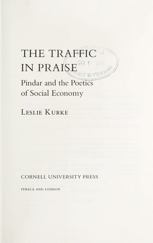 The traffic in praise