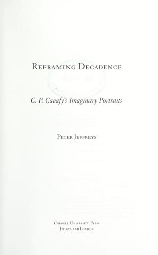 Reframing decadence