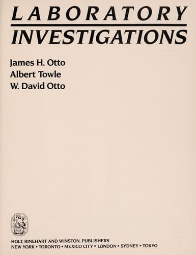 Laboratory investigations