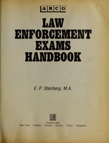 Law enforcement exams handbook