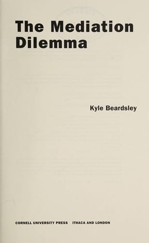 The mediation dilemma