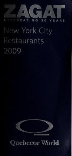 New York City Restaurants 2009