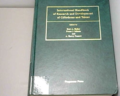 International Handbook of Research and Development of Giftedness and Talent