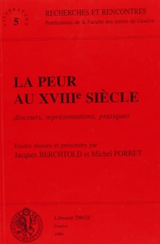 La peur au XVIIIe siècle
