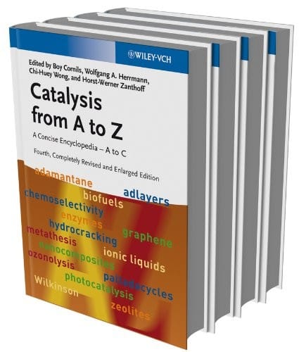 Catalysis from A to Z: A Concise Encyclopedia, 4 Volume Set