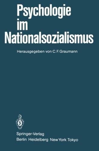 Psychologie im Nationalsozialismus (German Edition)