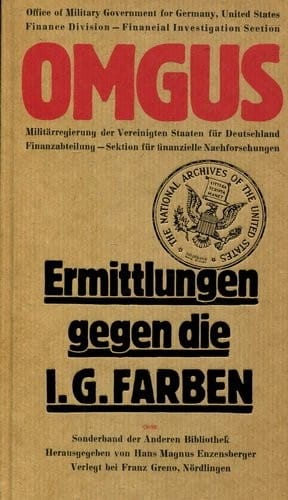 Ermittlungen gegen die I.G. Farbenindustrie AG, September  1945