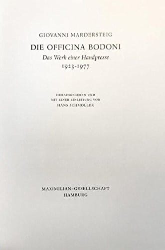 Die Officina Bodoni